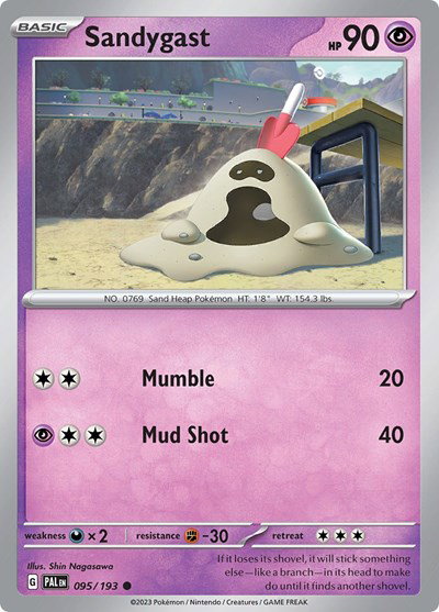 Sandygast 095/193 — Paldea Evolved
