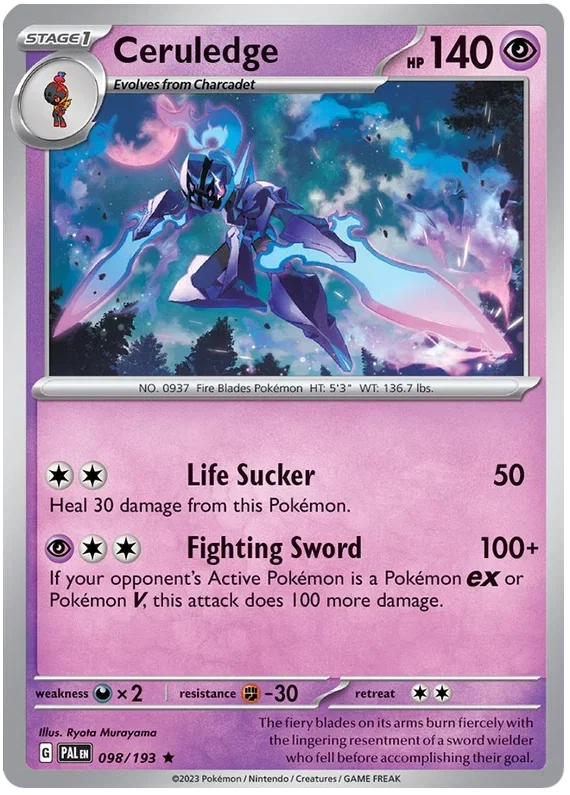 Ceruledge 098/193 — Paldea Evolved