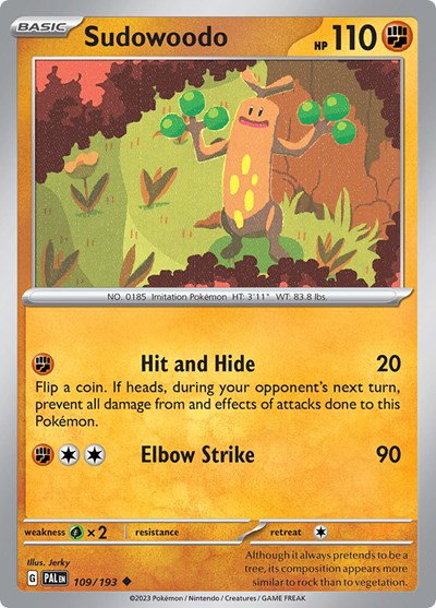 Sudowoodo 109/193 — Paldea Evolved