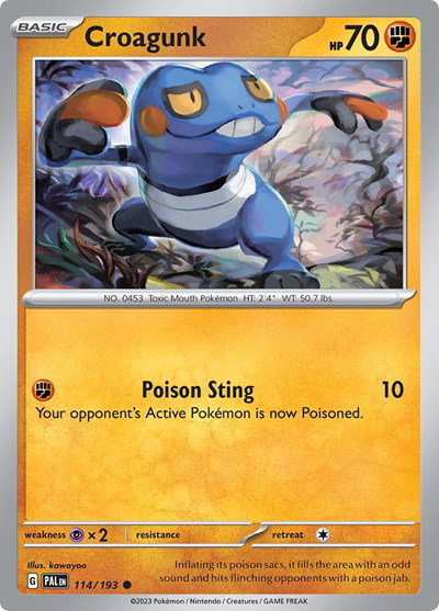 Croagunk 114/193 — Paldea Evolved