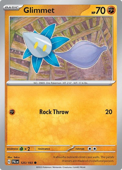 Glimmet 125/193 — Paldea Evolved