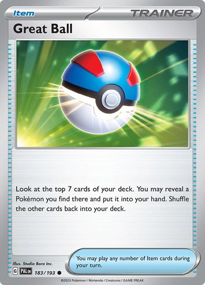Great Ball 183/193 — Paldea Evolved