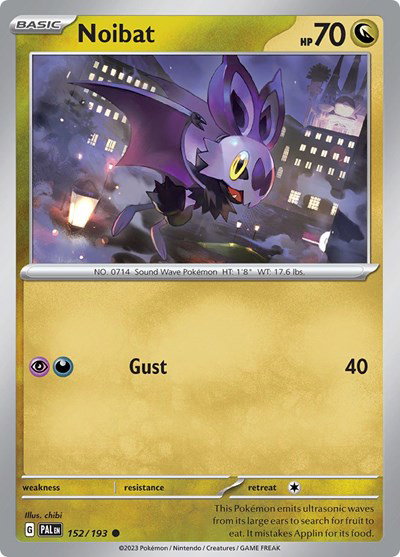 Noibat 152/193 — Paldea Evolved