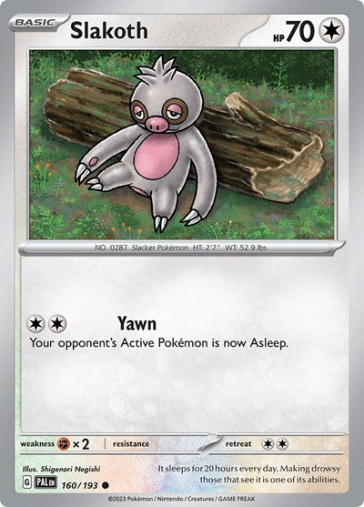 Slakoth 160/193 — Paldea Evolved