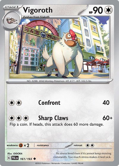 Vigoroth 161/193 — Paldea Evolved