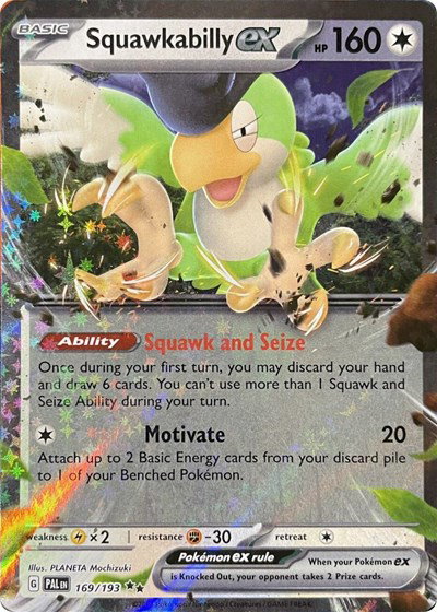 Squawkabilly ex 169/193 — Paldea Evolved