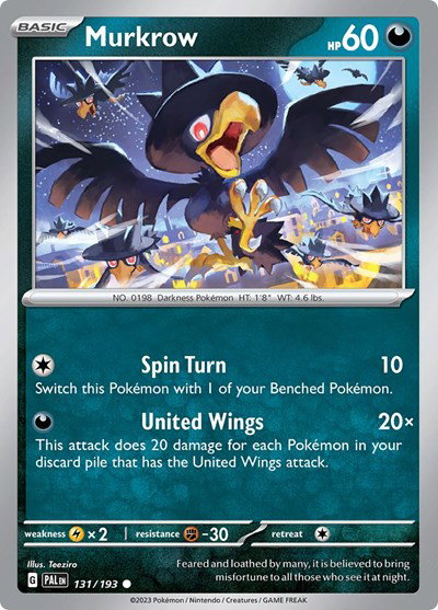 Murkrow 131/193 — Paldea Evolved