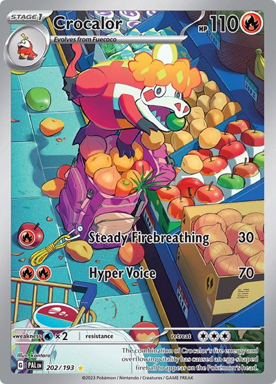 Crocalor 202/193 — Paldea Evolved