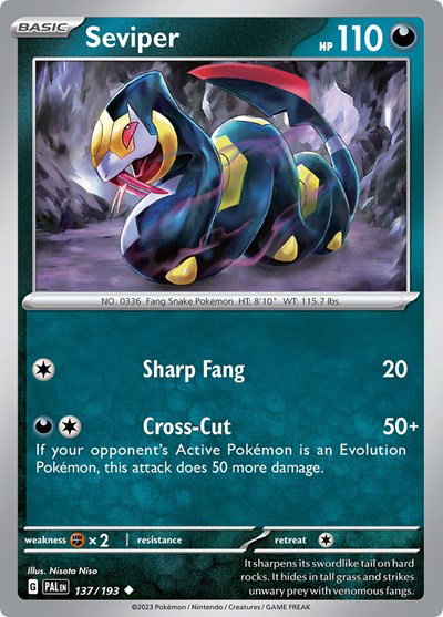 Seviper 137/193 — Paldea Evolved