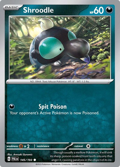 Shroodle 145/193 — Paldea Evolved