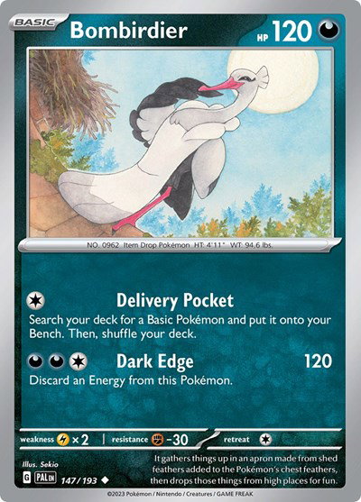 Bombirdier 147/193 — Paldea Evolved