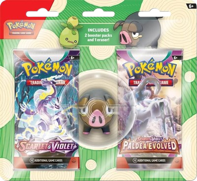Pokemon TCG: Back to School Eraser Blister [Lechonk] 