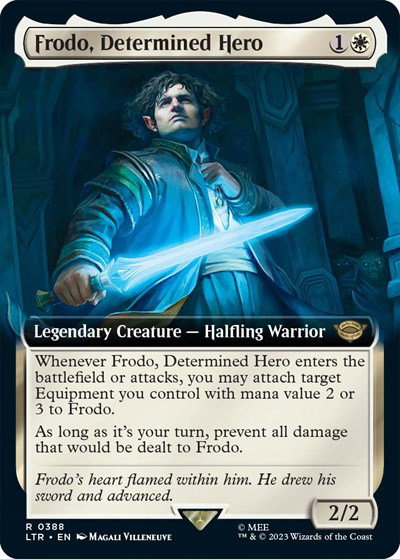 Frodo, Determined Hero (Extended Art) - 388 - Universes Beyond: The ...