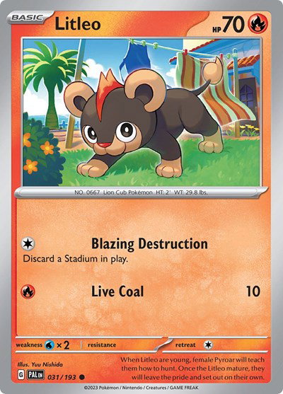 Litleo 031/193 — Paldea Evolved