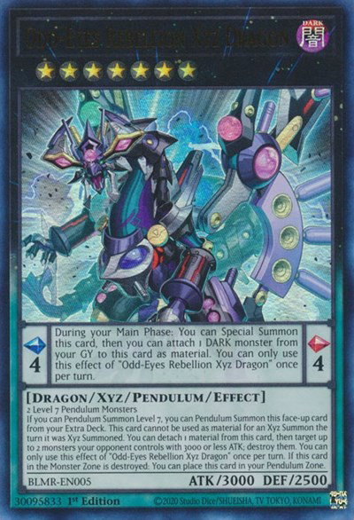 Odd-Eyes Rebellion Xyz Dragon BLMR-EN005