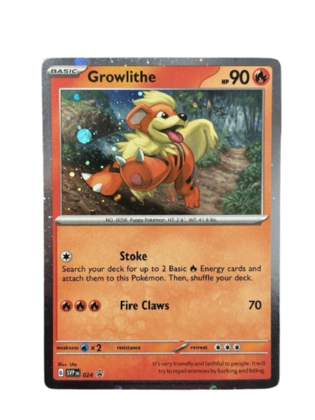 Growlithe 024 — Scarlet & Violet Promo