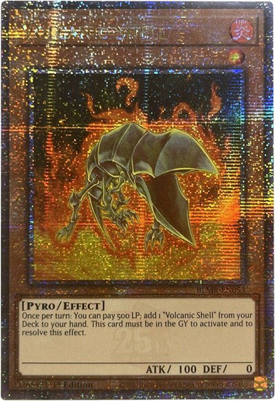 Volcanic Shell (Quarter Century Secret Rare) 