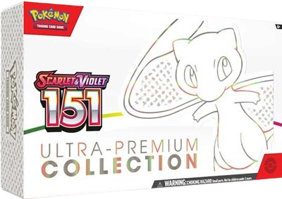 pokemon 151 booster box ultra premium collection Scarlet & Violet Ultra-Premium Protector made with 0.50mm thick PET Acid-Free Plastic 5 Protectors 14.8w x 3.6d x 8.7h inches Logo embossed on the bottom of protector Easy crease edges so protector is super rigid when constructed Lay Flat Lids technology so theres little to no bowing of side flaps Pokemon TCG Scarlet & Violet