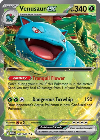 Venusaur ex - 003/165 - SV: 151 Pokemon - Collectr