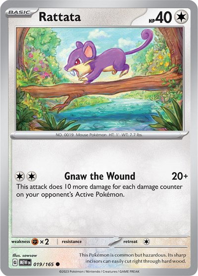 Rattata 019/165 — SV: 151