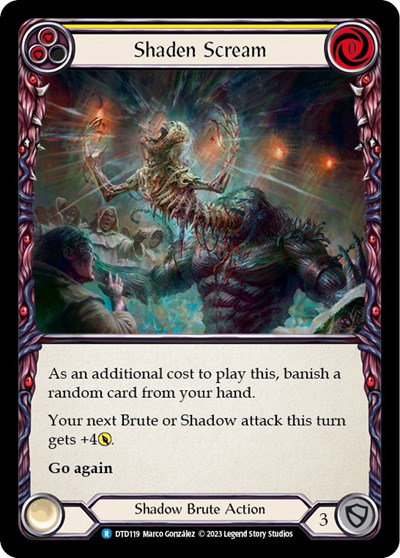 Shaden Scream (Yellow) - DTD119 - Dusk Till Dawn Flesh and Blood - Collectr