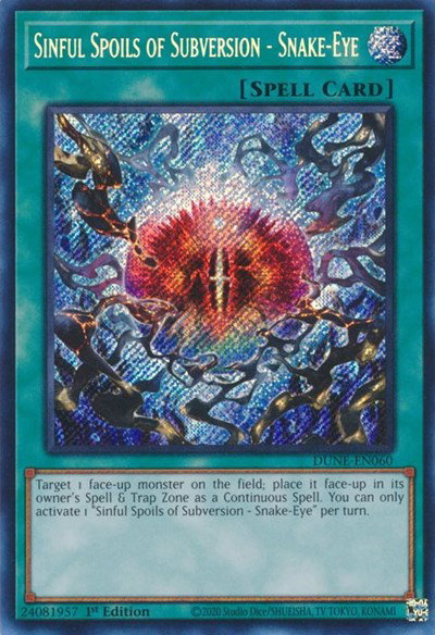 Sinful Spoils of Subversion - Snake-Eye 