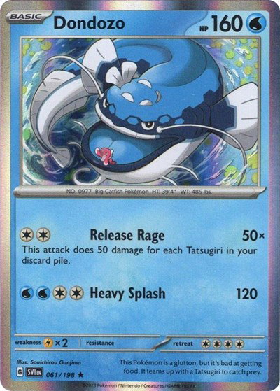 Dondozo - 061/198 (Line Holo) 061/198 — Scarlet & Violet Promo