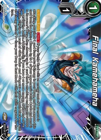 dragon ball super card game critical blow card list Critical Blow