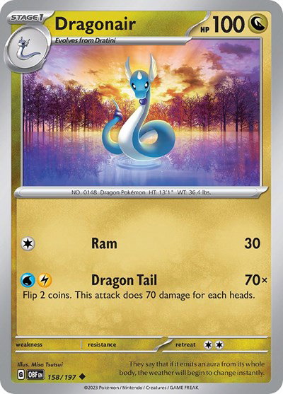 Dragonair 158/197 — Obsidian Flames