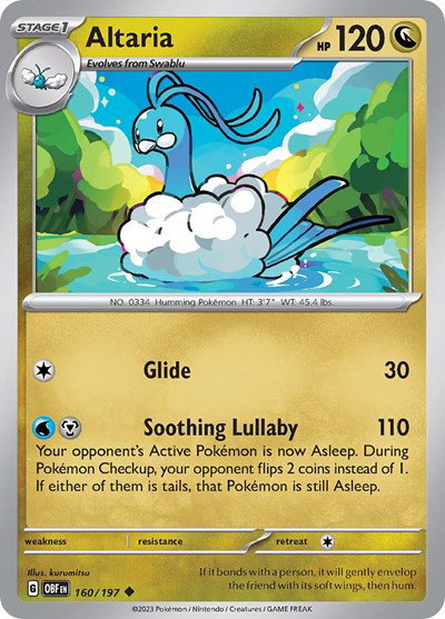 Altaria 160/197 — Obsidian Flames