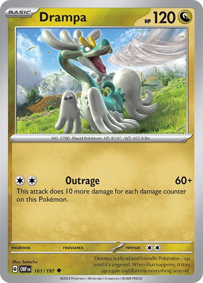 Drampa 161/197 — Obsidian Flames