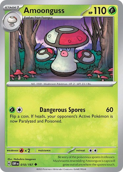 Amoonguss 010/197 — Obsidian Flames