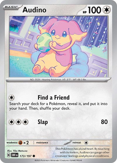 Audino 173/197 — Obsidian Flames