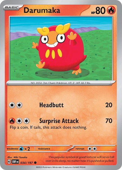 Darumaka 034/197 — Obsidian Flames