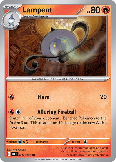 Lampent 037/197 — Obsidian Flames