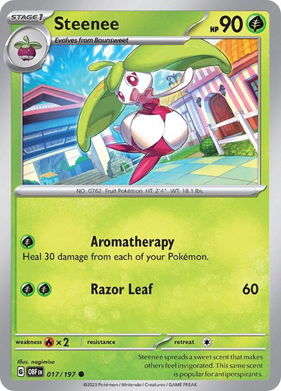 Steenee 017/197 — Obsidian Flames