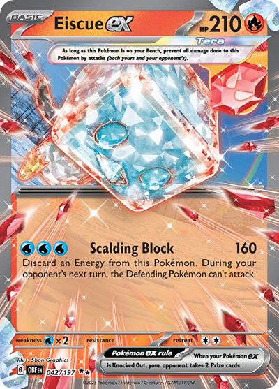 Eiscue ex 042/197 — Obsidian Flames