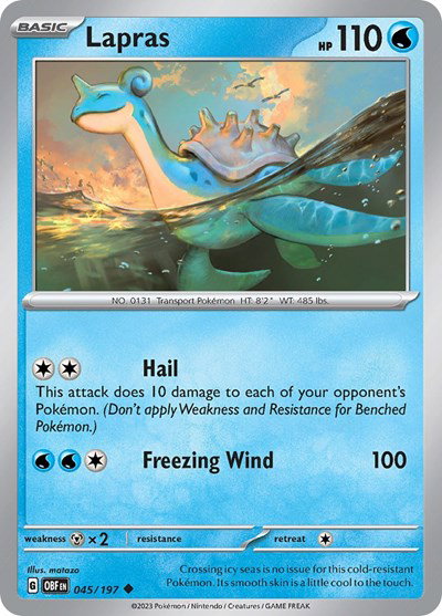 Lapras 045/197 — Obsidian Flames