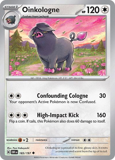Oinkologne 183/197 — Obsidian Flames