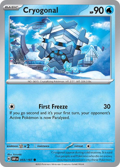 Cryogonal 055/197 — Obsidian Flames