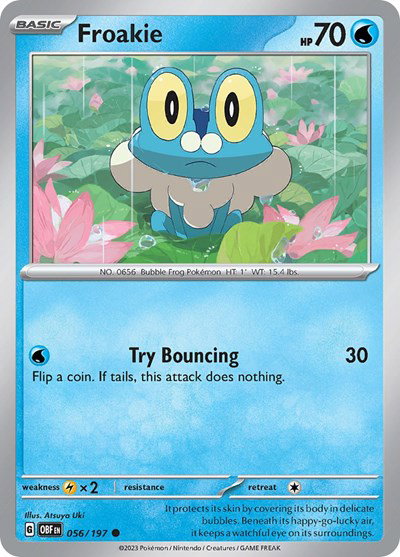 Froakie 056/197 — Obsidian Flames