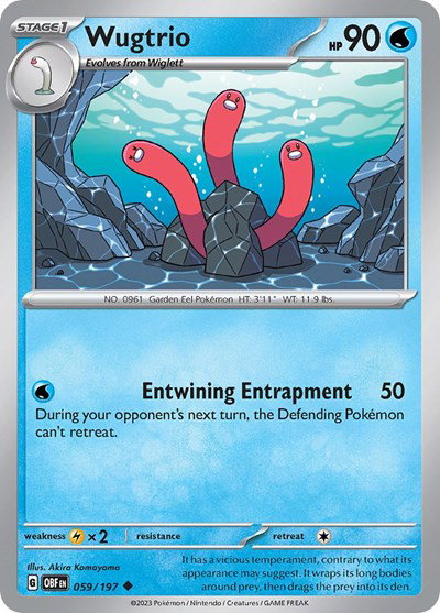 Wugtrio 059/197 — Obsidian Flames
