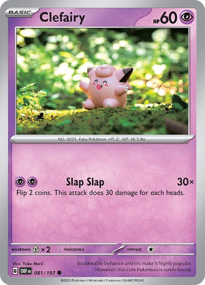 Clefairy 081/197 — Obsidian Flames