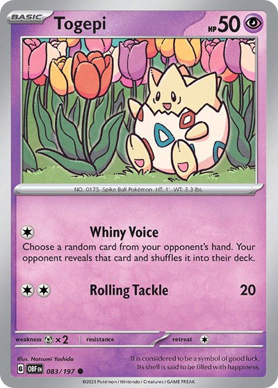 Togepi 083/197 — Obsidian Flames