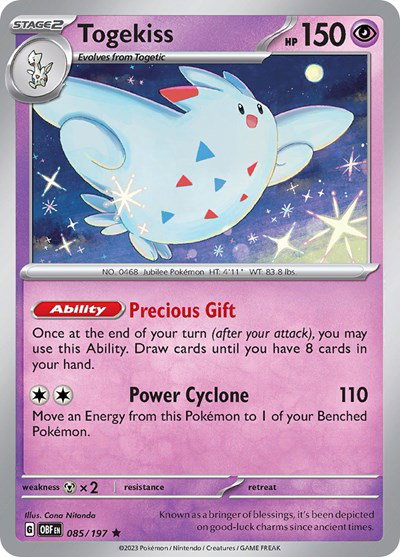 Togekiss 085/197 — Obsidian Flames