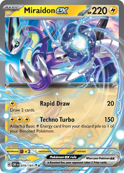Miraidon ex - 079/197 - Obsidian Flames Pokemon - Collectr