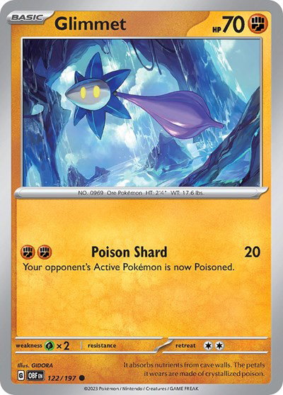 Glimmet 122/197 — Obsidian Flames