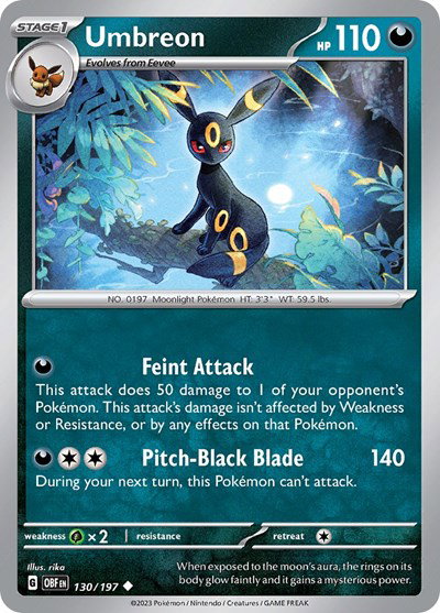 Umbreon 130/197 — Obsidian Flames