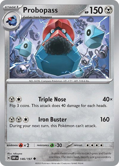 Probopass 146/197 — Obsidian Flames