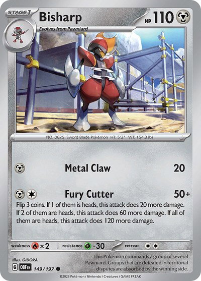 Bisharp 149/197 — Obsidian Flames